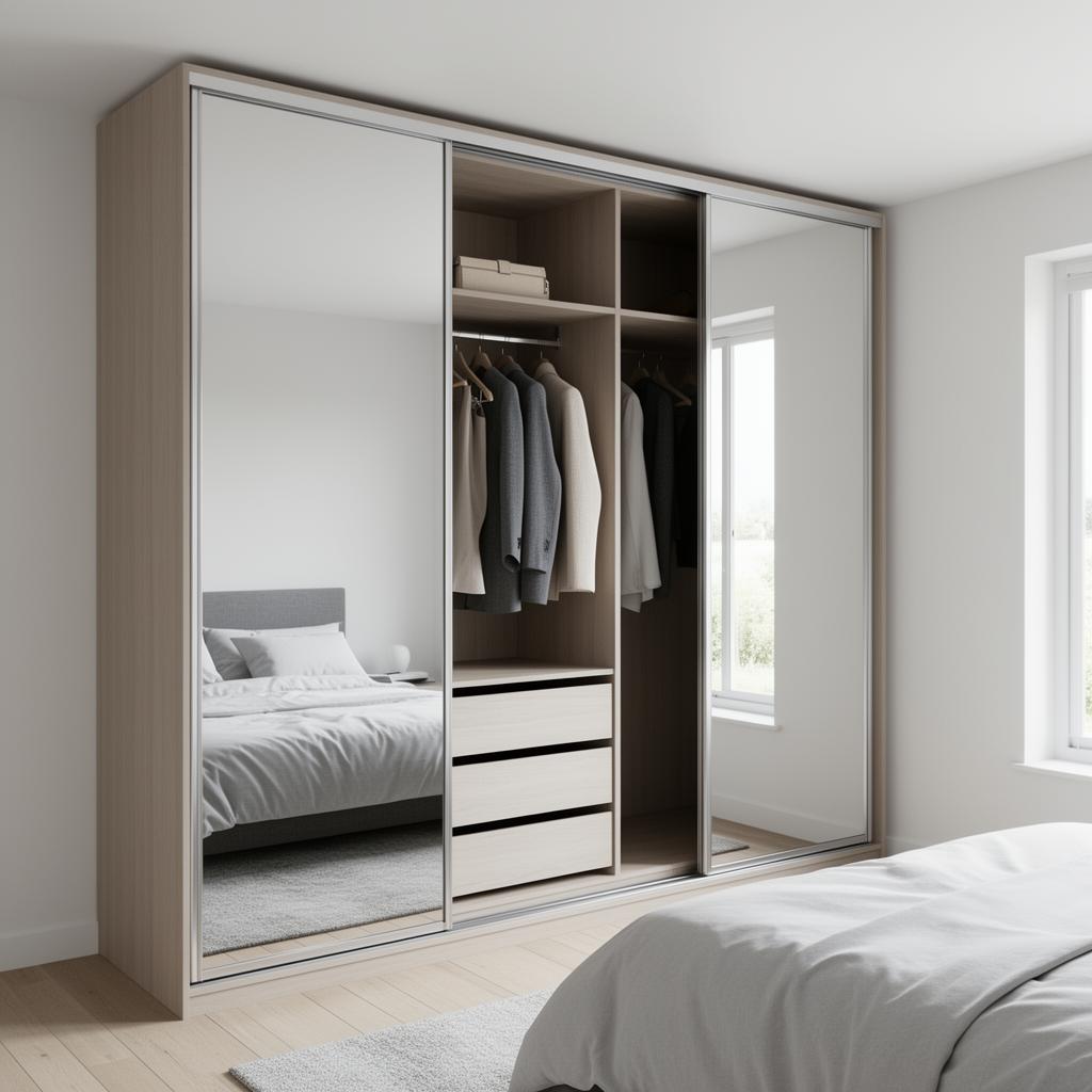 Sliding 2.4m — Modern — 3-panel sliders, doors on